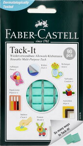 FABER-CASTELL ʃe[v \ĔSyV[ 90pcs CgO[ Tack-IT I[fBIt@
