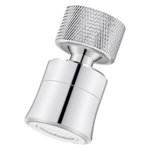 Yllnioos 蛇口 シャワー 節水 泡沫器 首振り シャワー蛇口 水栓 ノズル 先端 スパウト 交換 キッチンシャワー 60度首ふり 360
