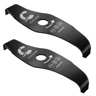 草刈り機 替え刃 2枚刃、厚さ4MM 草刈り機の刃 270mm シュレッダーブレード 2個 シュレッダーブレード か…