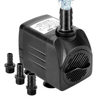 GEEROW 水中ポンプ 小型 吐出量1800-2000L/H 100v 最大揚程2.3M ウォーターポンプ 水槽 循環ポンプ 排水…
