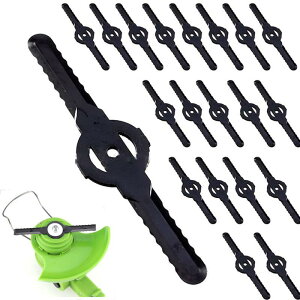 MINBOOT 草刈り機 替え刃 樹脂刃 20個入り 草刈りブレード 電動草刈り機の刃 替刃 ナイロン 園芸用 農業 庭 山林用 頑丈耐久 ブラ