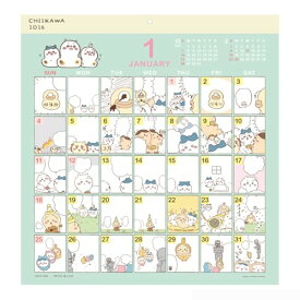 2026年カレンダー コミックデザイン/ちいかわ