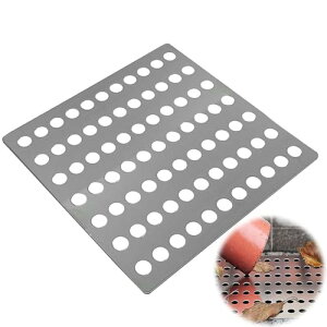 EsiFare 排水口カバー 水切りラック用アクセサリ 15cm*15cm ステンレス製 床ドレン 排水溝カバー 排水口 蓋 風呂 排水溝 シン