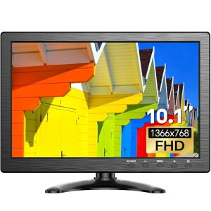 Eyoyo 10�C���`���j�^�[ 1366x768�𑜓x HDMI VGA AV BNC USB���͑Ή� �Z�L�����e�B �t�� ���^���j�^�[16:9