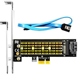 GLOTRENDS PA09-SA M.2 SATA - SATA III PCIe変換アダプターカード、M.2 SATA SSDのために