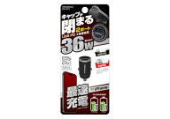 カシムラKashimuraDC-PD36W USB 2ポート 自動判定 コンパクト DC-071