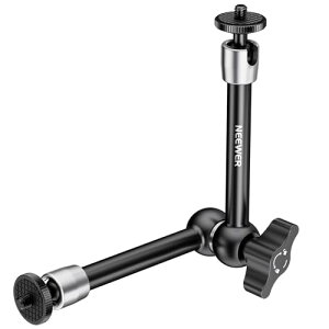 NEEWER 25cm }WbNA[ ֐ߎA[ \ A~ 1/4lW360°{[wbht JP[W/j^[/LEDr