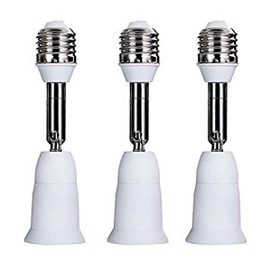 Fandeli E26��E26���������A�_�v�^�[ �����ϊ��A�_�v�^�[ E26 �����\�P�b�g�p�x0-180°�� 3