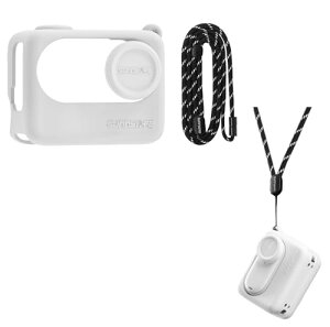 SHEAWA for Insta360 Go 3S �P�[�X+�����Y�J�o�[+�l�b�N�X�g���b�v �J�o�[ �V���R���P�[�X ��X�g���b�v �g�тɕ֗� ��