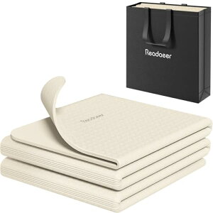 Readaeer ���K�}�b�g �g���[�j���O�}�b�g �܂��ݎ� 183cm×61cm ���� 6mm �h�� TPE�f�� ���L ���[�o�b�O�t�� �y��