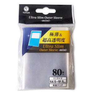 TOYGER Ultra Slim Outer Sleeve �ɔ������N���A�ȃI�[�o�[�X���[�u �~�j�T�C�Y