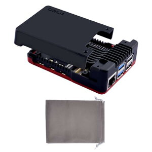 GeeekPi Argon NEO 5 BRED �P�[�X Raspberry Pi 5 �p �����t�@���t���ARaspberry Pi 5 �A���~