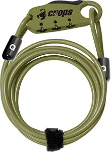 �N���b�v�Xcrops �����O�P�[�u�����b�N | 4mm×1800mm 3���_�C���� CP-SPD07 �O���x���O���[��