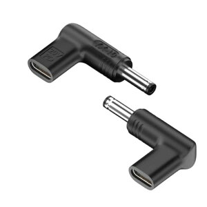 JIMIGUGU Type-C�ϊ� ���b�c�m�[�g 2�� DELL 4.5×3.0mm 20V�m�[�gPC �[�d�� USB PD 100W �ϊ��A�_