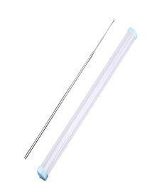 YFFSFDC 耳かき ステンレス製 極細 先薄 長い みみかき 耳掃除 耳掻き 耳垢 収納丸パイプ付き