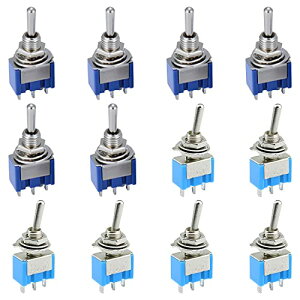 Singertop �g�O���X�C�b�` SPDT�~�j�`���A�g�O���X�C�b�` 12�Z�b�g 3�s��2�|�W�V�����~�j�`���A�g�O���X�C�b�` ON/OFF���b