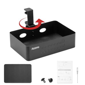 Atutomo �f�X�N���̎��[���b�N �f�X�N�������o�� 360�x��]�� �e�[�u�������[���b�N ��t�������o�� �������� �������s�v ���t���ȒP