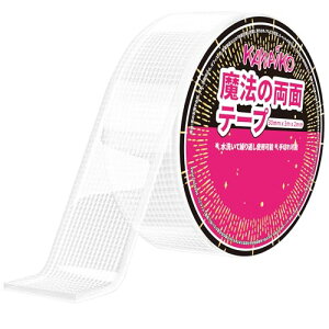 KAWAIKO ��ŊȒP�ɐ؂�闼�ʃe�[�v ���@�e�[�v ���􂢉\�ŌJ��Ԃ��g���� ���ʐڒ��e�[�v�A���S���� ���p�r�Ɋ��p�\ 30mm x 3