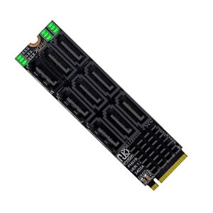 Cablecc 6Gbps NVME M-Key PCI Express NGFF M.2-9�|�[�g SATA 3.0 �A�_�v�^�R���o�[�^ �n�[