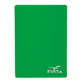 FINTA フィンタ サッカー フットサル レフェリー グリーンカード FT5987 レフリー 審判 レフリー用品 レフリー小物