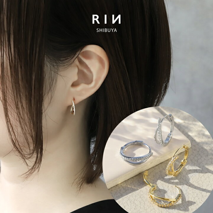 楽天市場】ピアス 金属アレルギー 18k 18金 フープピアス ニッケル 