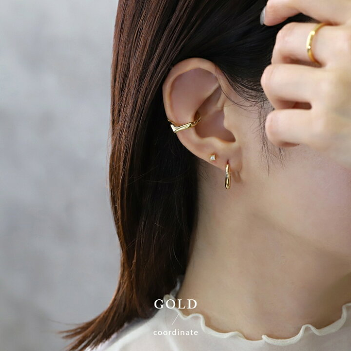 楽天市場】【クーポンで1100円】ピアス 18k 18金 金属アレルギー 