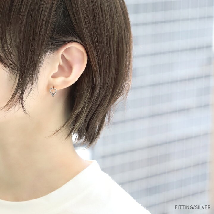 楽天市場】ピアス ハート ハートピアス 金属アレルギー ニッケルフリー 
