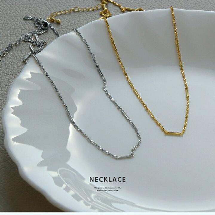 楽天市場】ネックレス レディース チェーン チェーンネックレス 45cm 