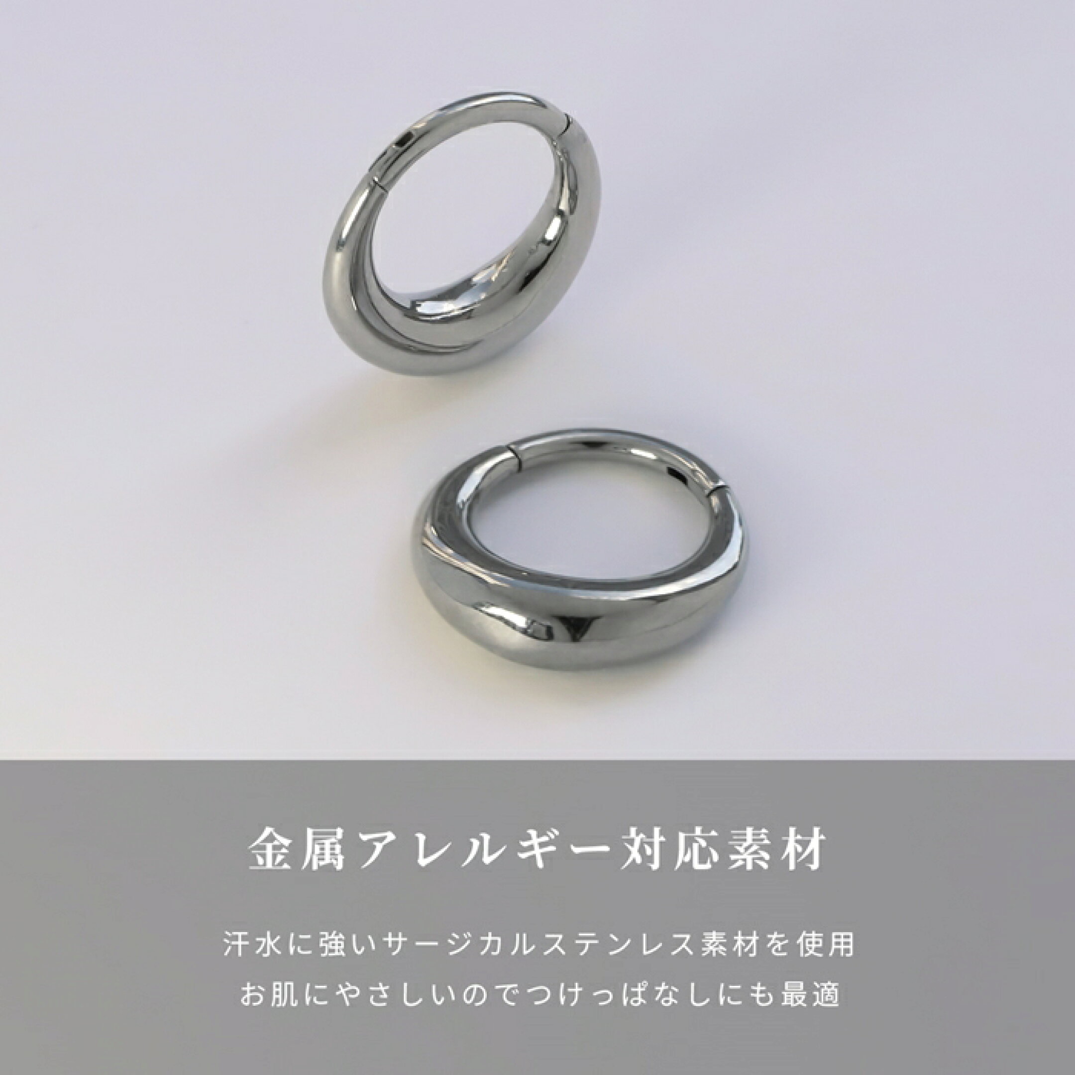 サージカルステンレス製ドロップピアス