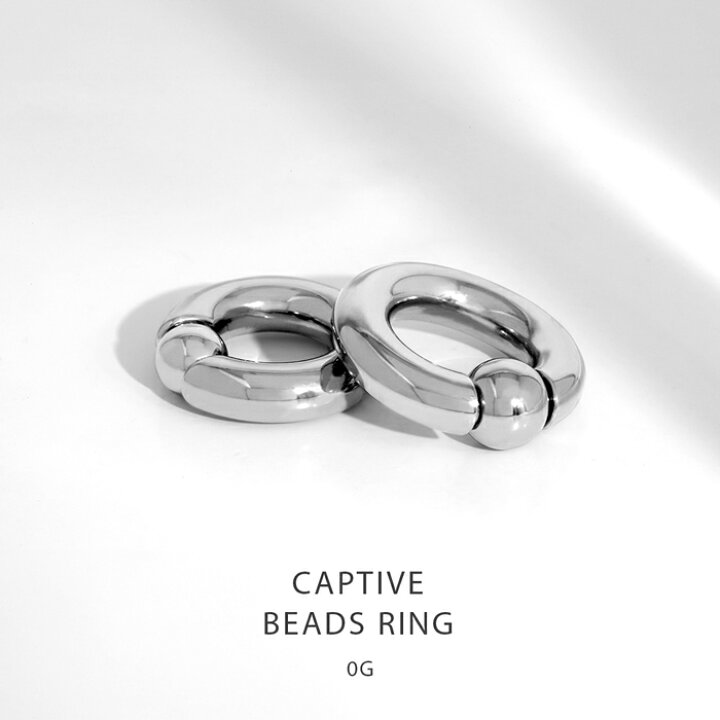 楽天市場】【全品送料無料】 ボディピアス 軟骨ピアス 0G キャプティブ 