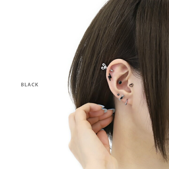 楽天市場】【全品送料無料】 キャッチ ボディピアス 12G 14G 16G 18G 
