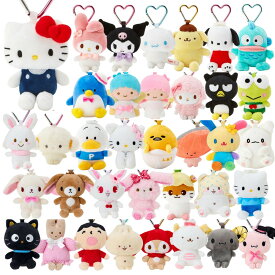 サンリオ ミニマスコットホルダー キャラクター大賞第3弾 マスコット ぬいぐるみ ハート キーリング キーホルダー チャーム ミニ キャラクター