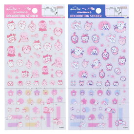 【決算SALE50人に1人全額還元&当店最大2000円クーポン】 ちいかわ デコレーションシール Sakura Pink シール ステッカー 貼って剥がせる クリア デコ ミニ キャラクター かわいい サンスター文具