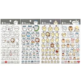 【決算SALE50人に1人全額還元】 ちいかわ 4サイズステッカー シール ステッカー デコ ミニ 文房具 スマホケース トレカ キャラクター グッズ かわいい