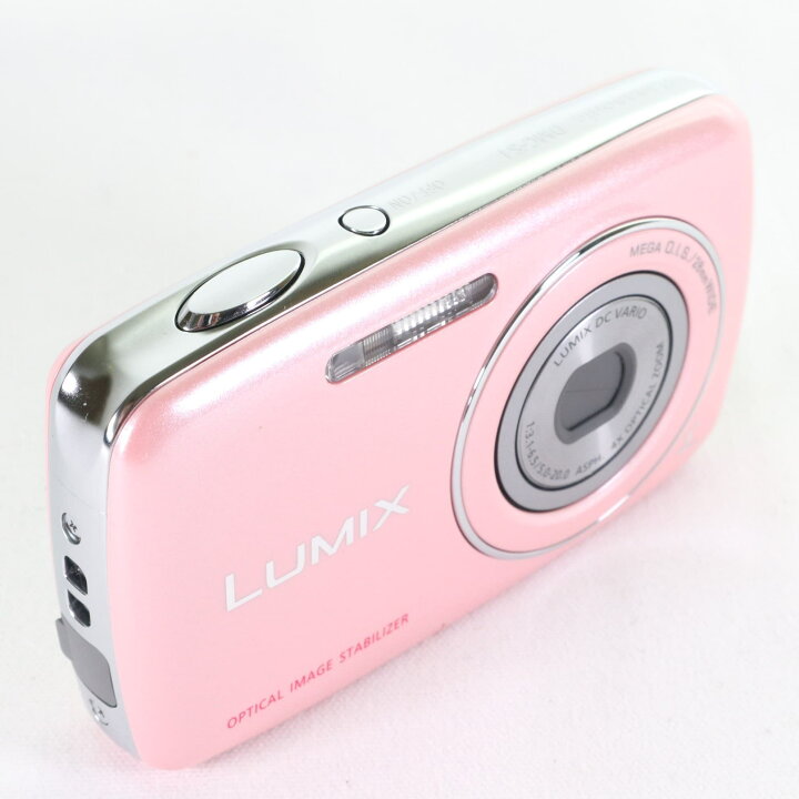 楽天市場】【中古】 美品 Panasonic LUMIX DMC-S1 ピンク デジカメ PanasonicLUMIXDMC-S1デジタルカメラ