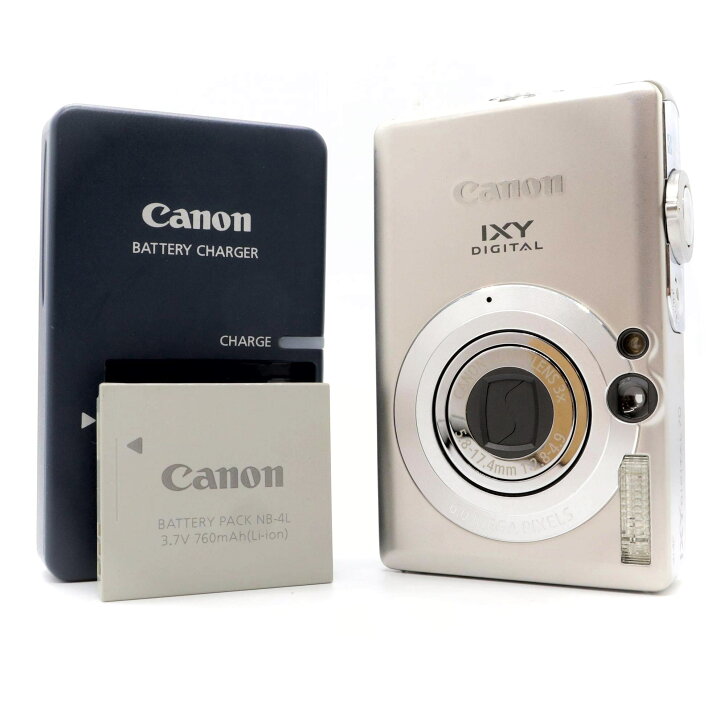 楽天市場】【中古】 CANON IXY DIGITAL 70 シルバー キャノン コンデジ 