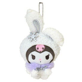 サンリオ ラムネ＆マスコットホルダー 雪うさぎ マスコット ぬいぐるみ 食玩 ストラップ キーホルダー チャーム 冬 もふもふ キャラクター グッズ