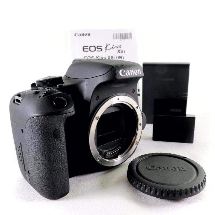 楽天市場】【中古】 美品 CANON EOS kiss X8i ブラック ボディ 