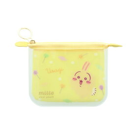 【決算SALE50人に1人全額還元+最大P20倍&2000円OFFクーポン】《在庫処分》 ちいかわ クリアポーチミニ フラット mitte ポーチ ケース 小物入れ 化粧ポーチ フラットポーチ 薄い 収納 グッズ キャラクタ
