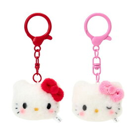 サンリオ ミニマスコットキーホルダー2個セット お揃いニコにこ キーホルダー マスコット ボア ペア ぬいぐるみ チャーム ストラップ キャラクター