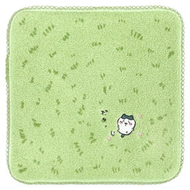 【在庫一掃!最大77％OFF+P20倍+2000円OFFクーポン】 ちいかわ タオルハンカチ 草むら 綿100 ハンカチ タオル ハンドタオル ウォッシュタオル ふわふわ やわらか キャラクター グッズ かわいい