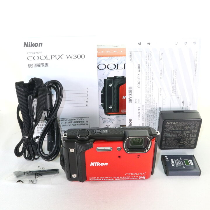 楽天市場】【中古】 NIKON COOLPIX W300 オレンジ ニコン 防水  