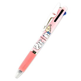 ちいかわ ジェットストリーム 3色 ボールペン 0.5mm 黒 赤 青 ペン クリップ付き 文房具 筆記用具 キャラクター JETSTREAM 3C