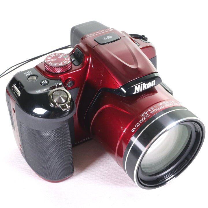 楽天市場】【中古】 極上美品 NIKON COOLPIX P600 レッド コンデジ  