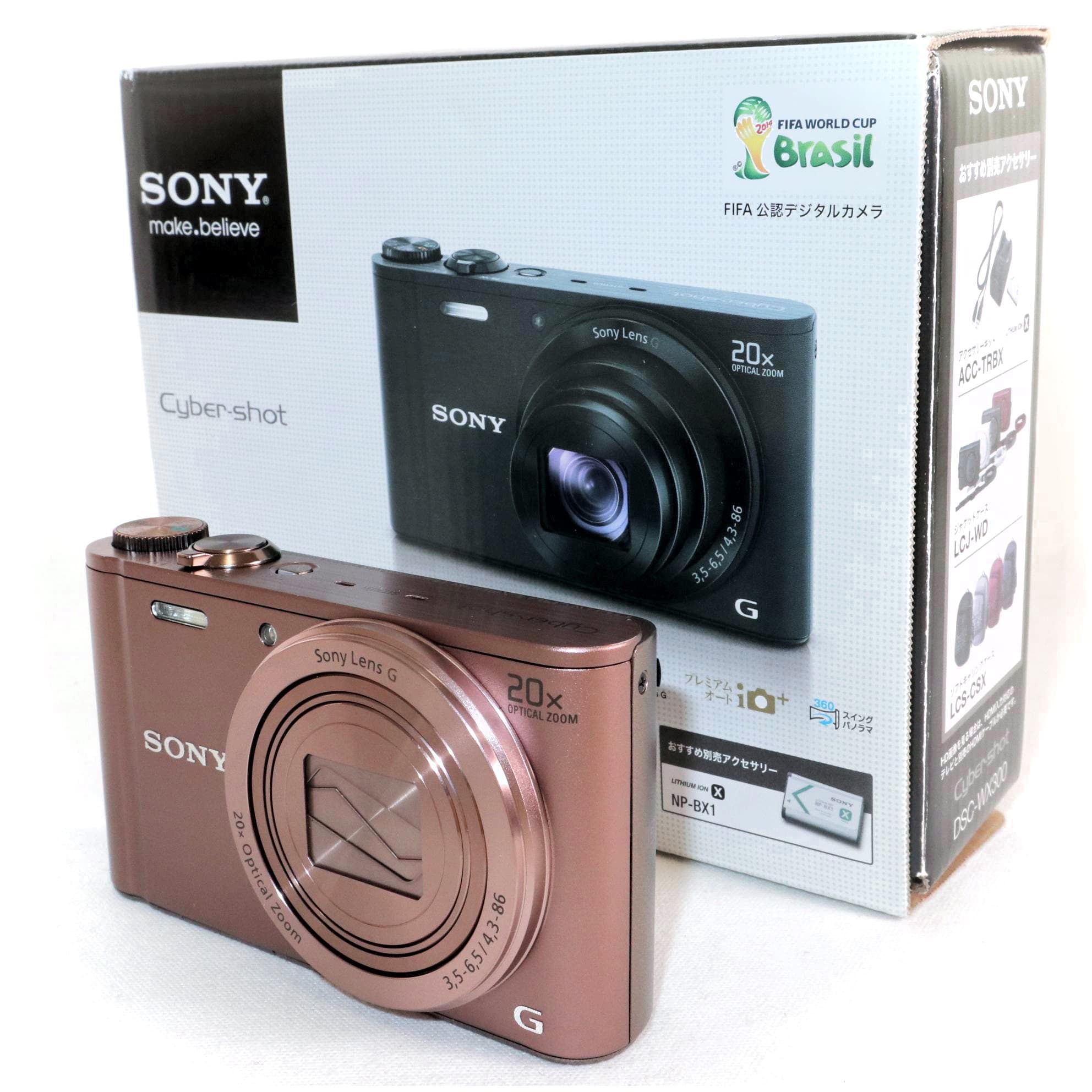 動作品】 ソニー DSC-WX300 コンパクト デジタルカメラ コンデジ-