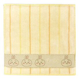 ちいかわ タオルハンカチ ストライプ 綿100 ハンカチ タオル ハンドタオル ウォッシュタオル ふわふわ やわらか キャラクター グッズ かわいい