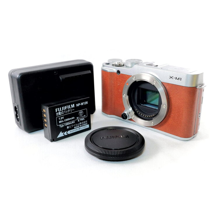 楽天市場】【中古】 ミラーレス一眼 FUJIFILM X-M1 ボディ ブラウン 