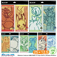 【決算SALE50人に1人全額還元】 ポケットモンスター ナンバリングペア ハーフタオルハンカチ 2枚セット …