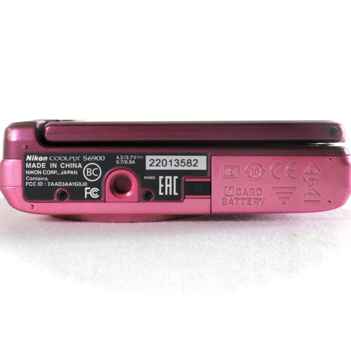 楽天市場】【中古】 美品 NIKON COOLPIX S6900 グロッシーピンク  