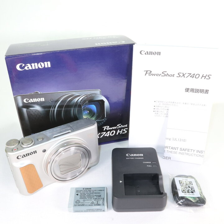 楽天市場】【中古】 新品級 CANON powershot SX740 HS シルバー 